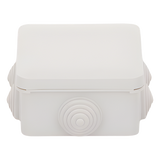 Caja de Derivación Estanca / 7 Glándulas de Goma / IP55 / 89 x 89 x 50 mm / -40 a 120°C / Protección EMI