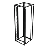 Organizador Vertical de Cables Rack 48 UR / Acero Negro / Sección 95x208 mm / Capacidad 726 Cables / Fijación Flecha 1.75 pulg