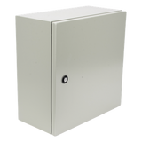 Gabinete IP66 / Acero IK10 / 400x400x200 mm / 15.7x15.7x7.9 in / Placa Trasera Galvanizada / Cerradura con Llave