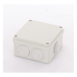 Caja de Derivación / 7 Glándulas Recortables / IP55 / -40 a 120°C / 100 x 100 x 54 mm (3.9 x 3.9 x 2.1 in)