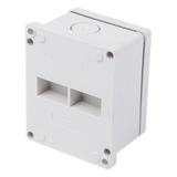 Caja de Interconexión / 6 Terminales / IP65 / 110 VCA / 12-24 VCC / 91 x 75 x 43 mm (3.58 x 2.95 x 1.69 in)