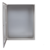 Gabinete de Acero IP66 Uso en Intemperie (800 x 1000 x 300 mm) con Placa Trasera Interior Metálica y Compuerta Inferior Atornillable (Incluye Chapas y Llaves T).