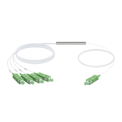 UFiber Splitter (Divisor Óptico) PLC 1 x 4 con conectores SC/APC - Fibralink México